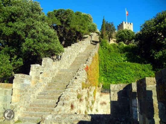 Lisabona - zidurile cetății